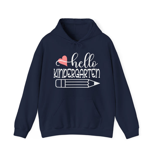 Hello Kindergarten Hooded Sweatshirt