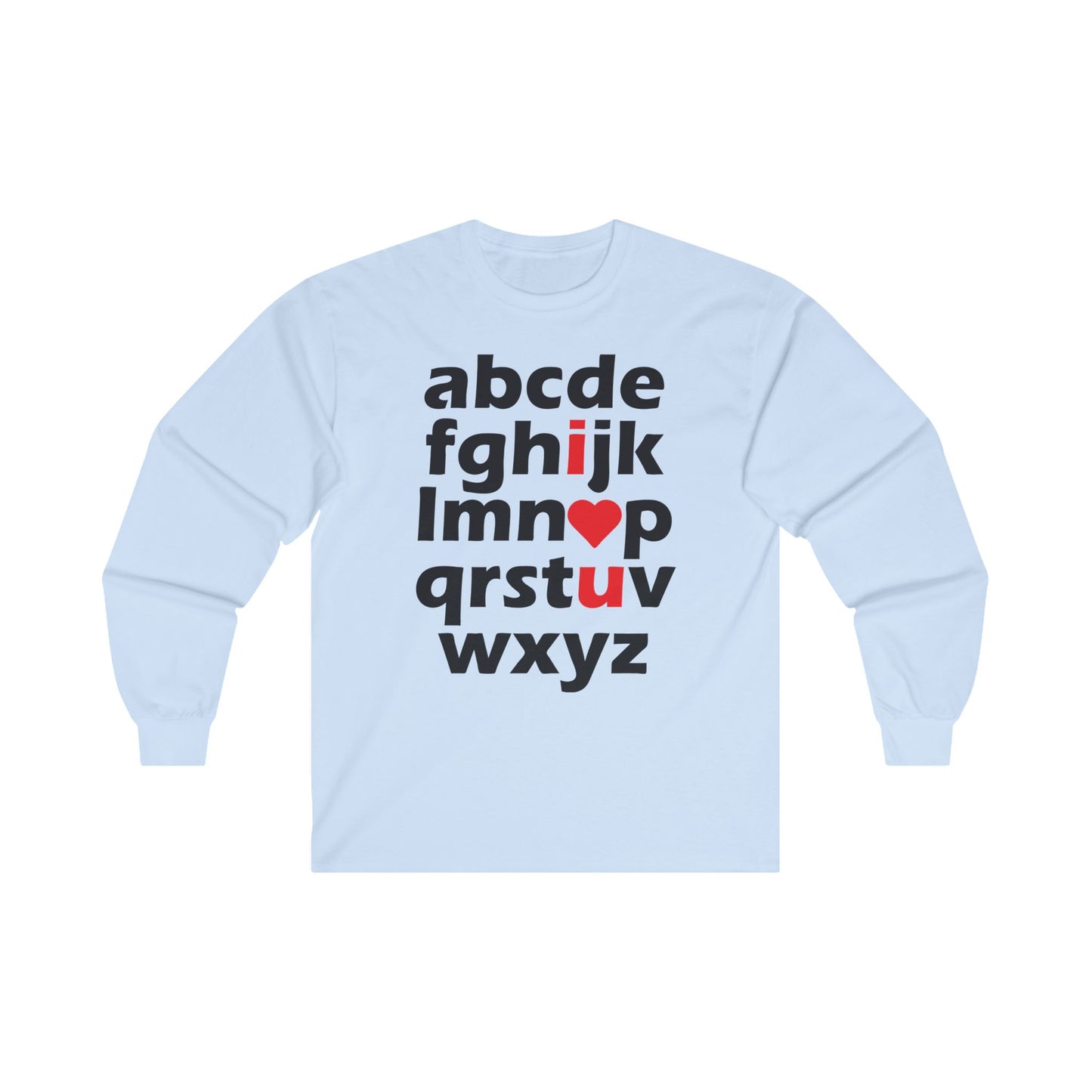 Alphabet Long Sleeve Shirt