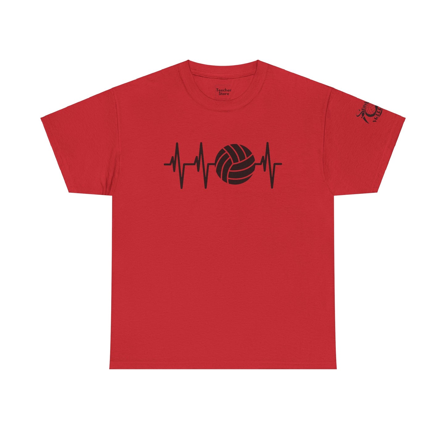 SS Volleyball Heartbeat Tee-Shirt