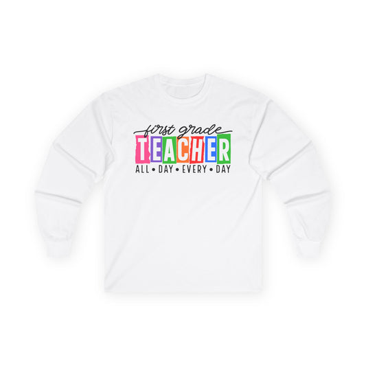 First Grade All Day Long Sleeve Shirt