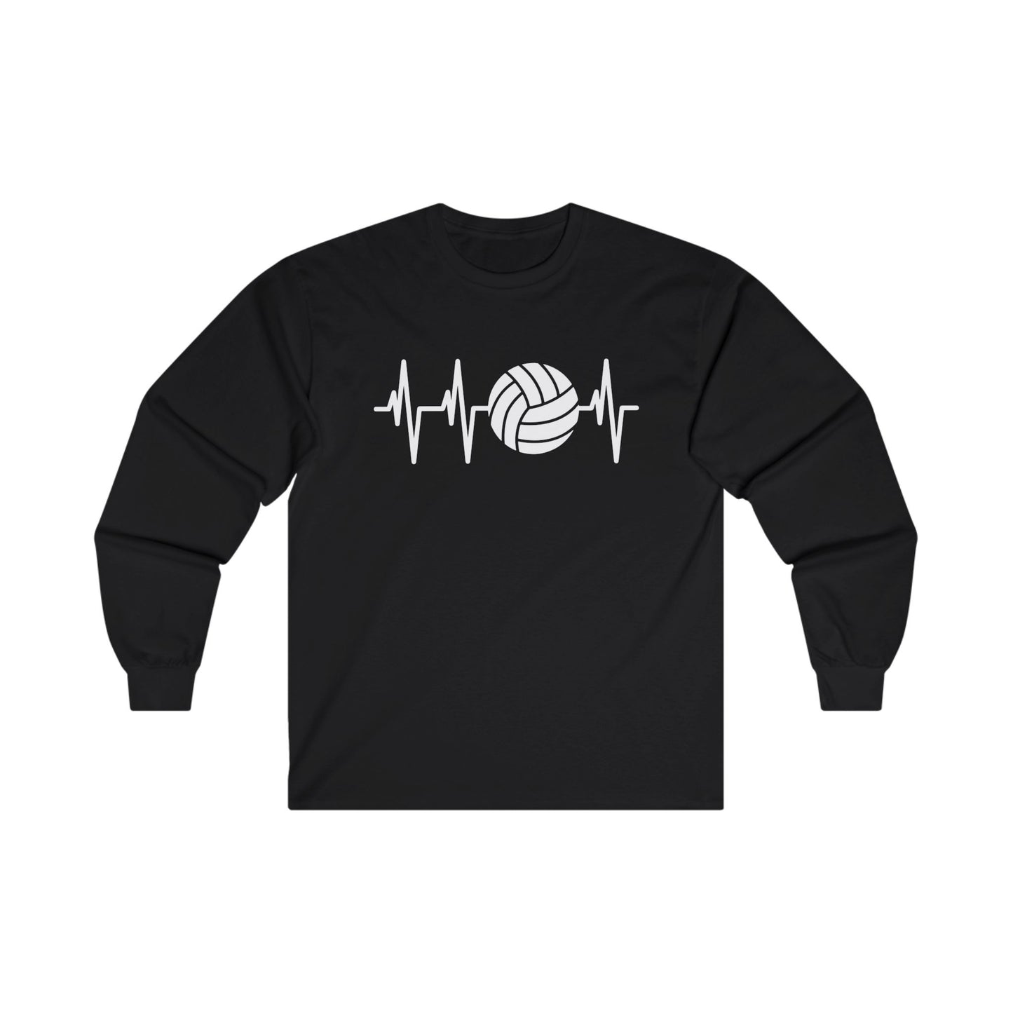 Volleyball Heartbeat Long Sleeve Shirt