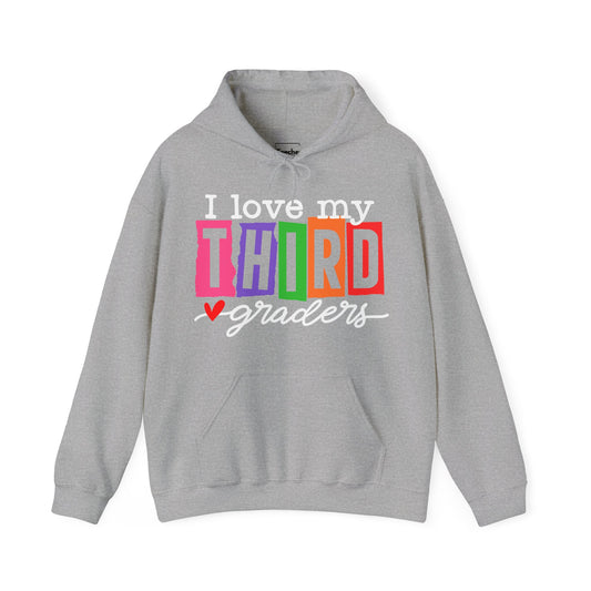 Love My Third Graders Hooded Sweatshirt