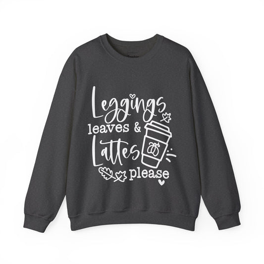 Leggings Leaves Lattes Sweatshirt