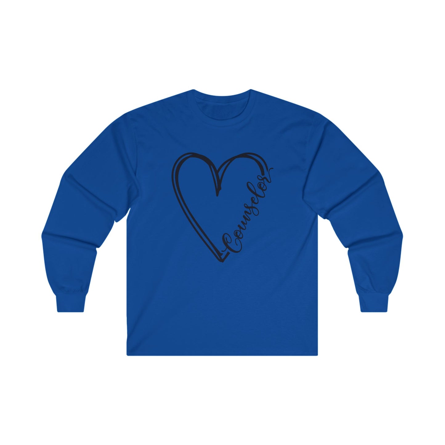 Counselor Heart Long Sleeve Shirt