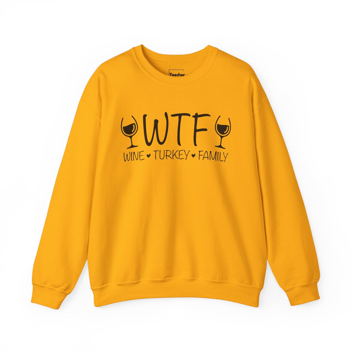 Wine Turkey Family Sweatshirt