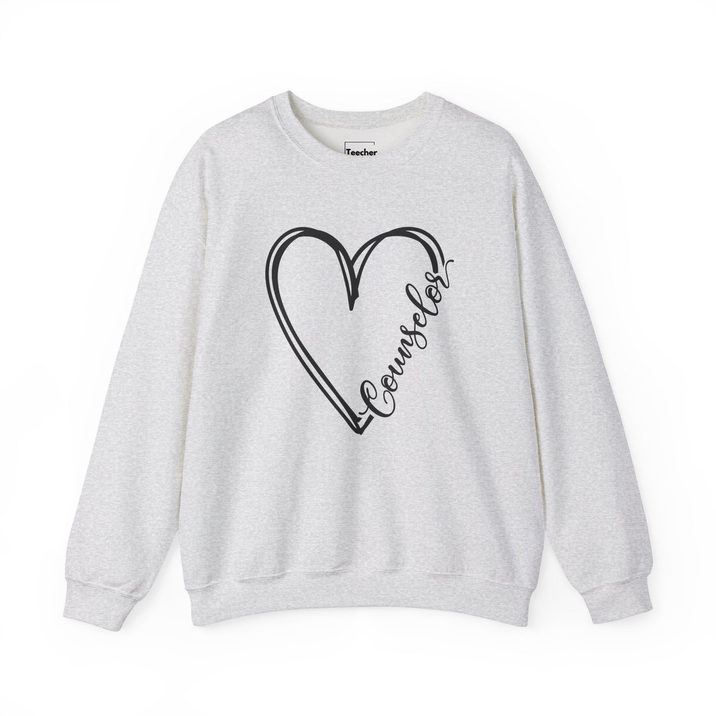 Counselor Heart Crewneck Sweatshirt