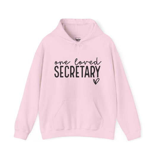 One Loved Secretary Hooded Sweatshirt