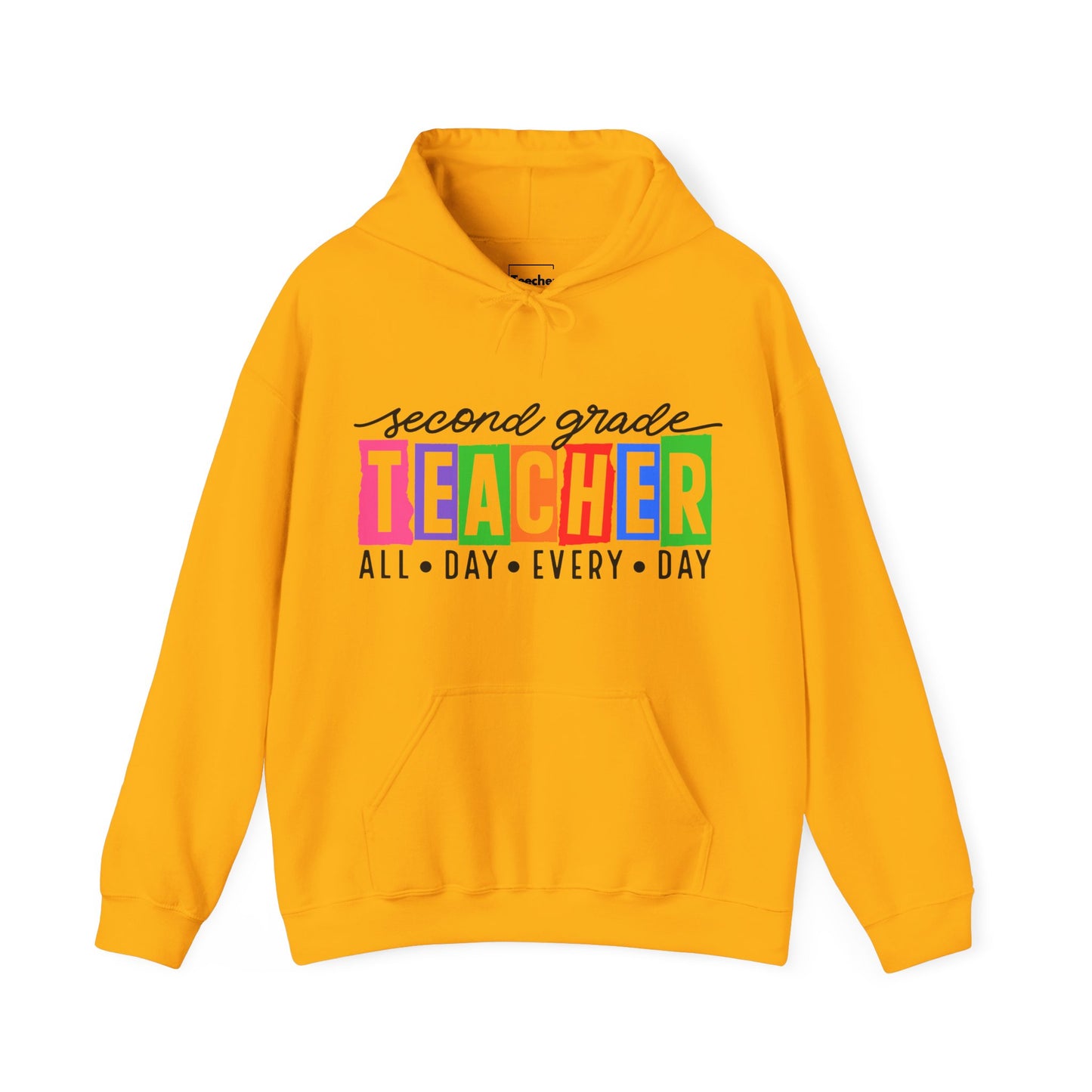 Second Grade All Day Hooded Sweatshirt