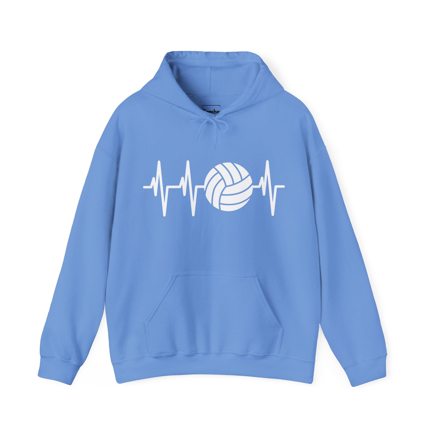 Volleyball Heartbeat Hooded Sweatshirt