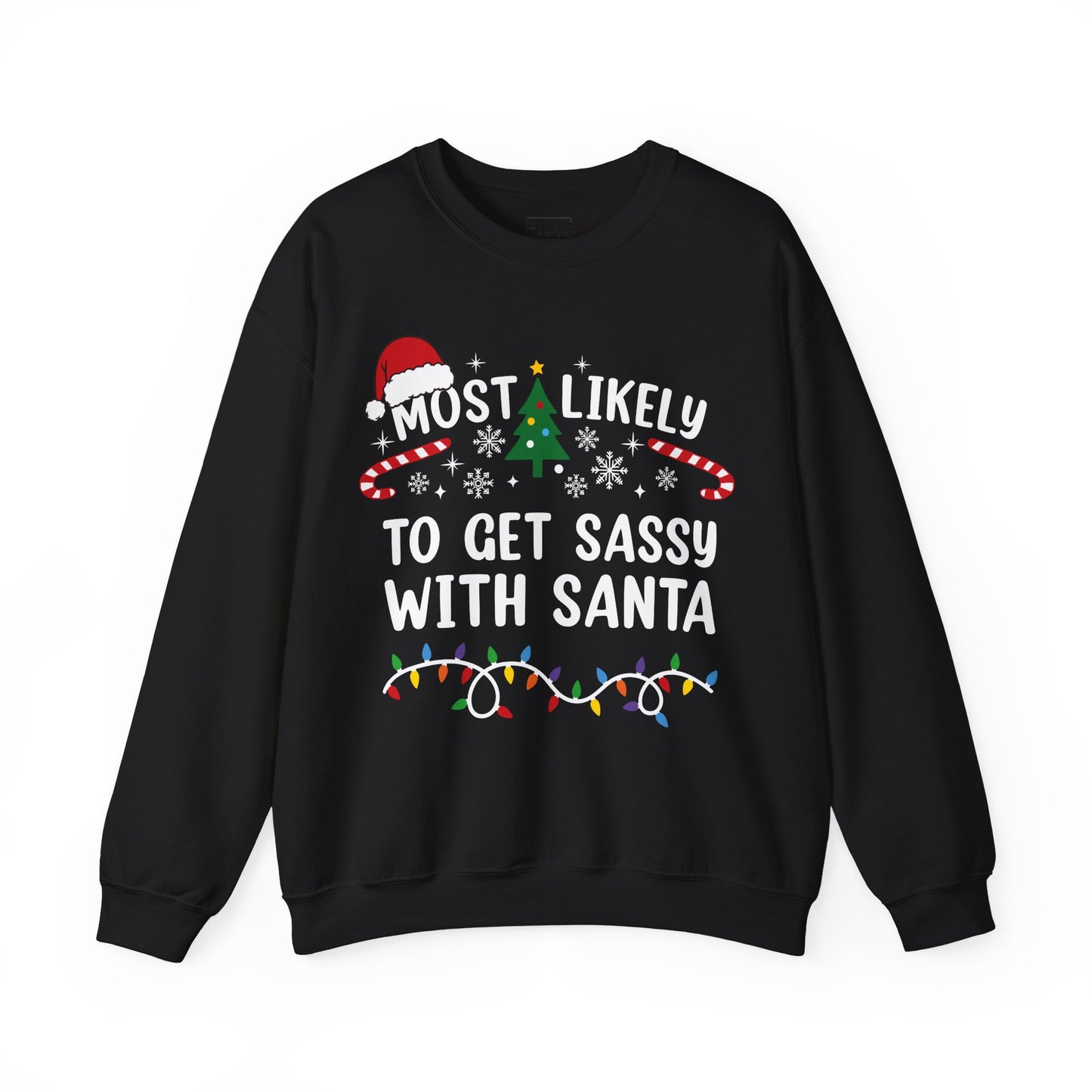 Sassy With Santa Sweatshirt