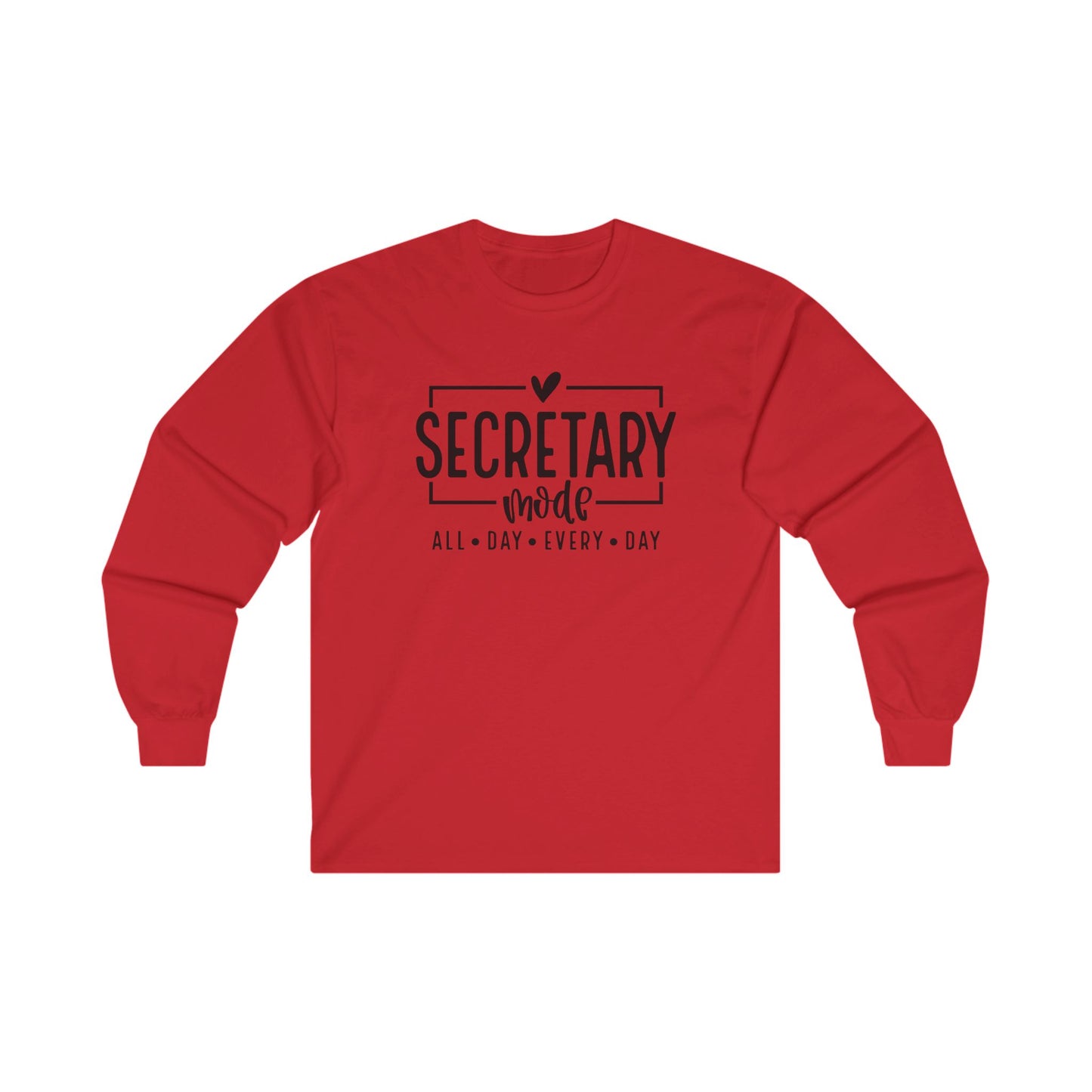 Secretary Mode Long Sleeve Shirt