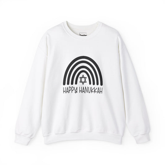 Hanukkah Rainbow Crewneck Sweatshirt