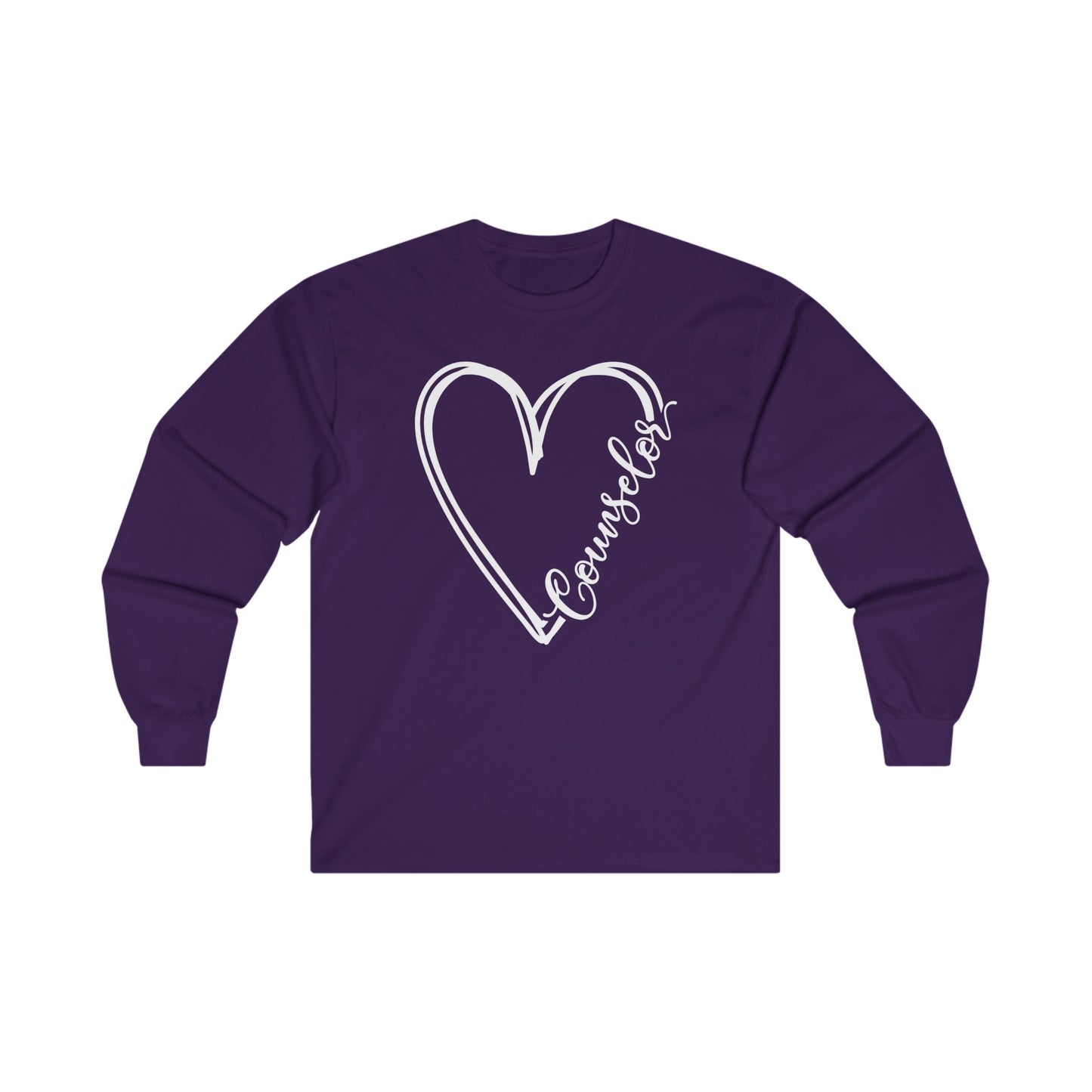 Counselor Heart Long Sleeve Shirt