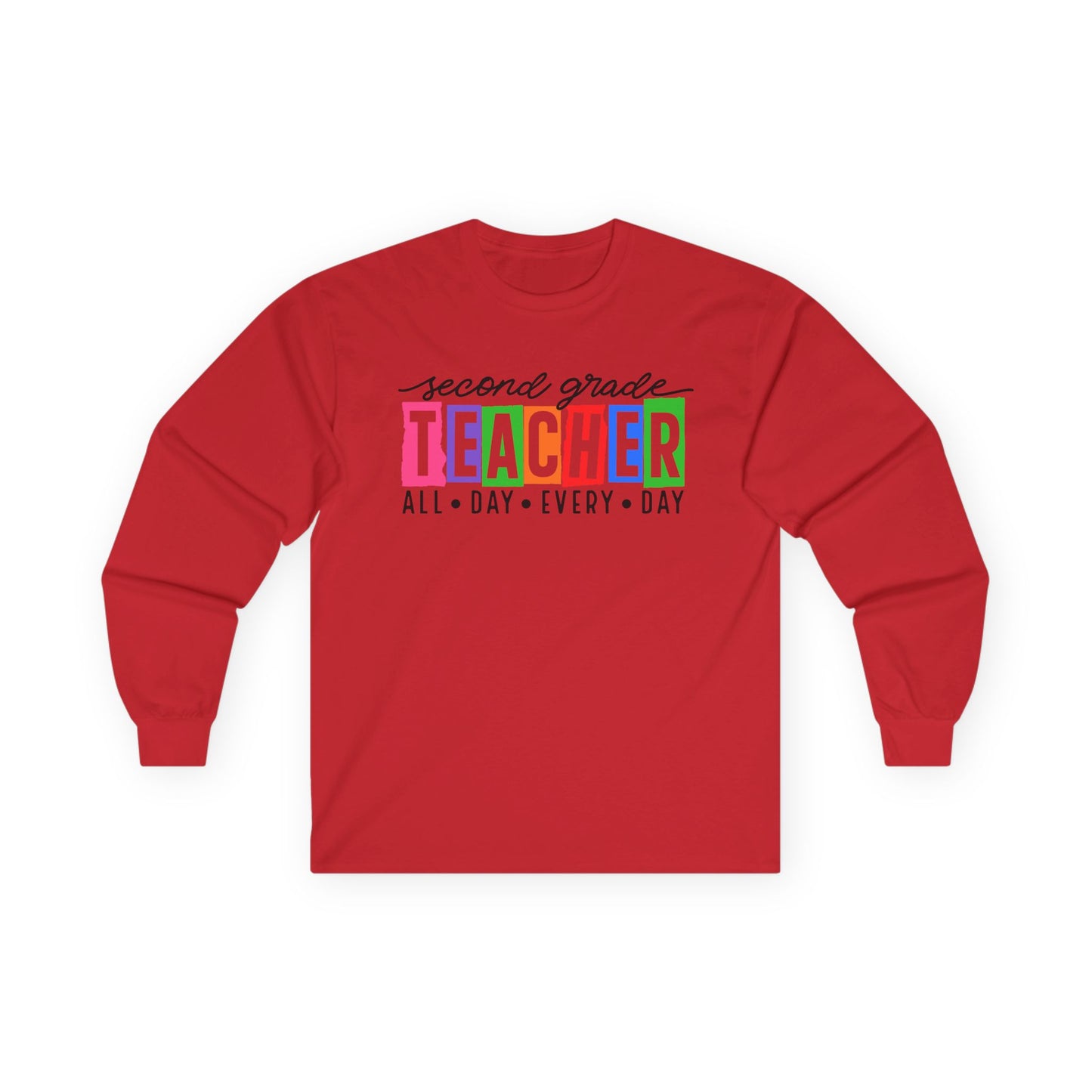 Second Grade All Day Long Sleeve Shirt