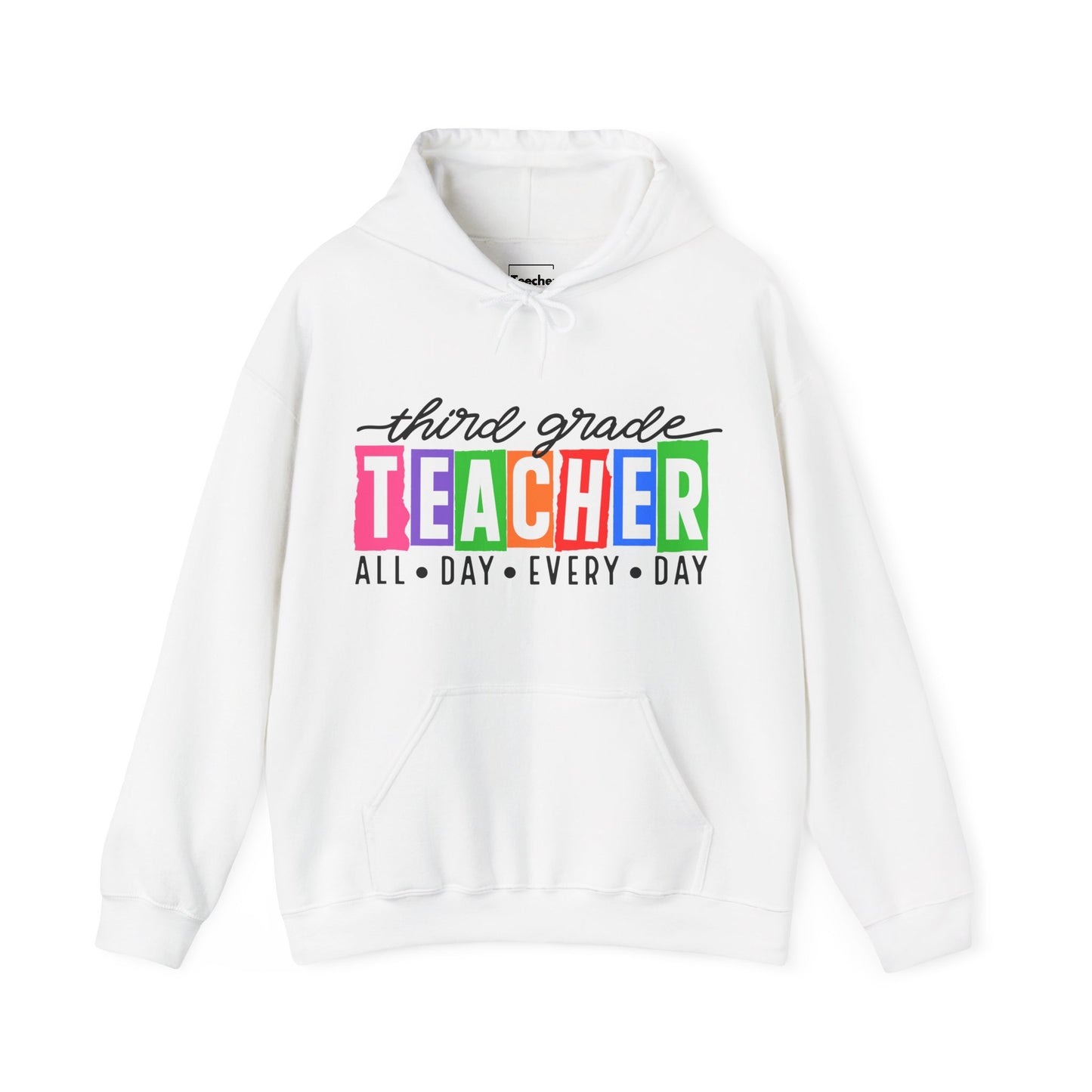 Third Grade All Day Hooded Sweatshirt