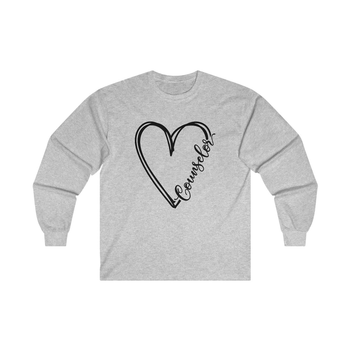 Counselor Heart Long Sleeve Shirt