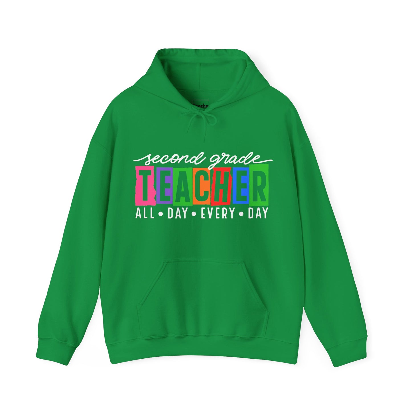 Second Grade All Day Hooded Sweatshirt