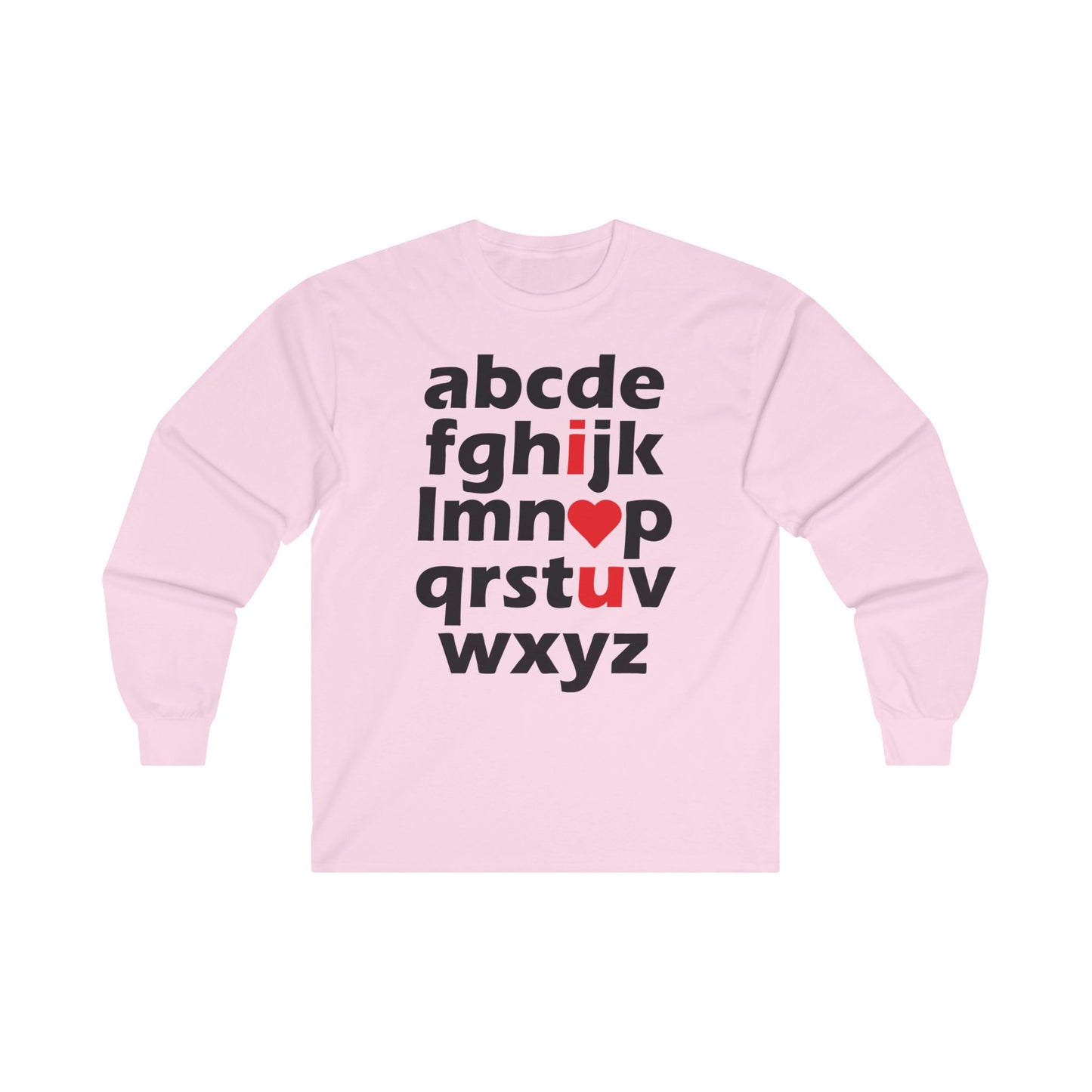 Alphabet Long Sleeve Shirt