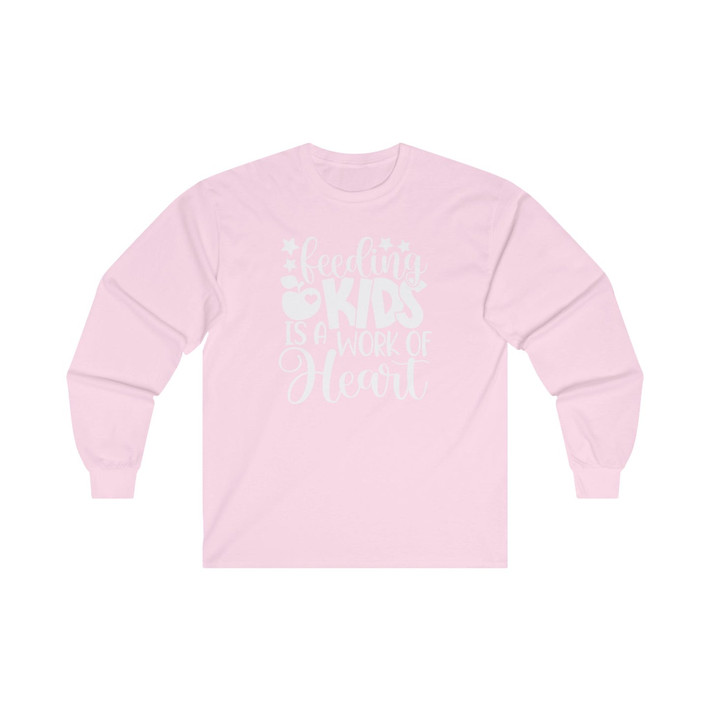 Feeding Kids Long Sleeve Shirt