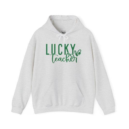 Lucky Teacher Hooded Sweatshirt