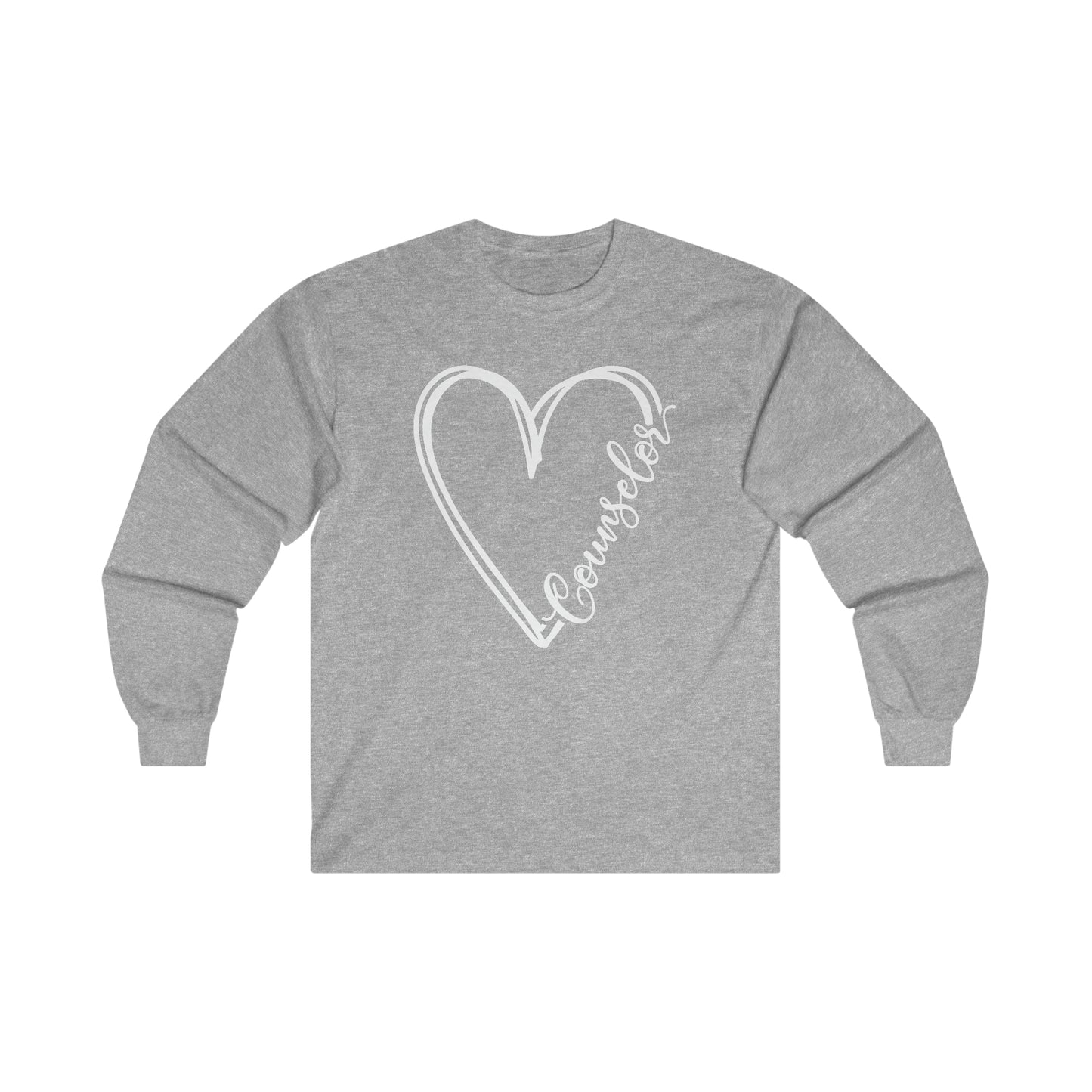 Counselor Heart Long Sleeve Shirt