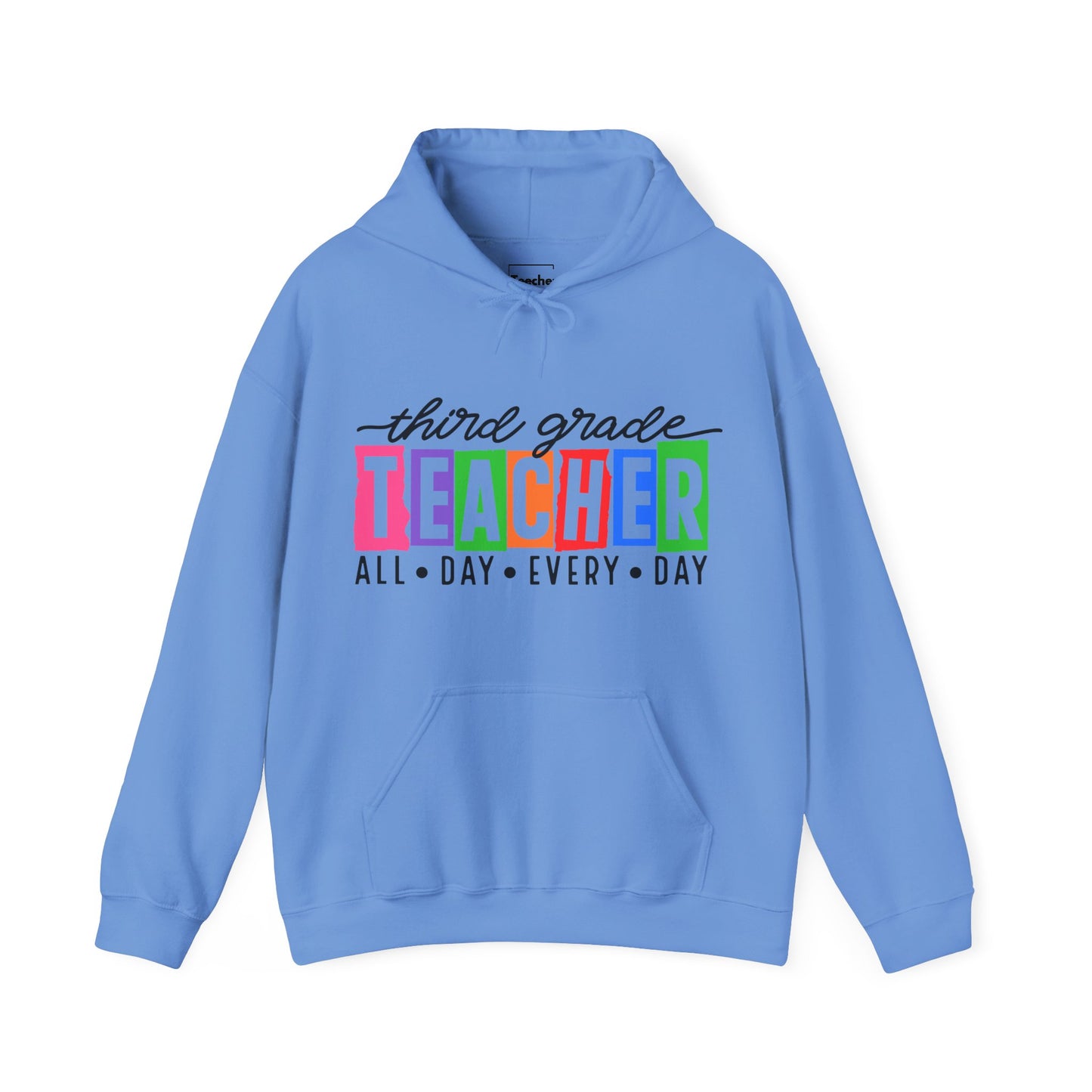 Third Grade All Day Hooded Sweatshirt