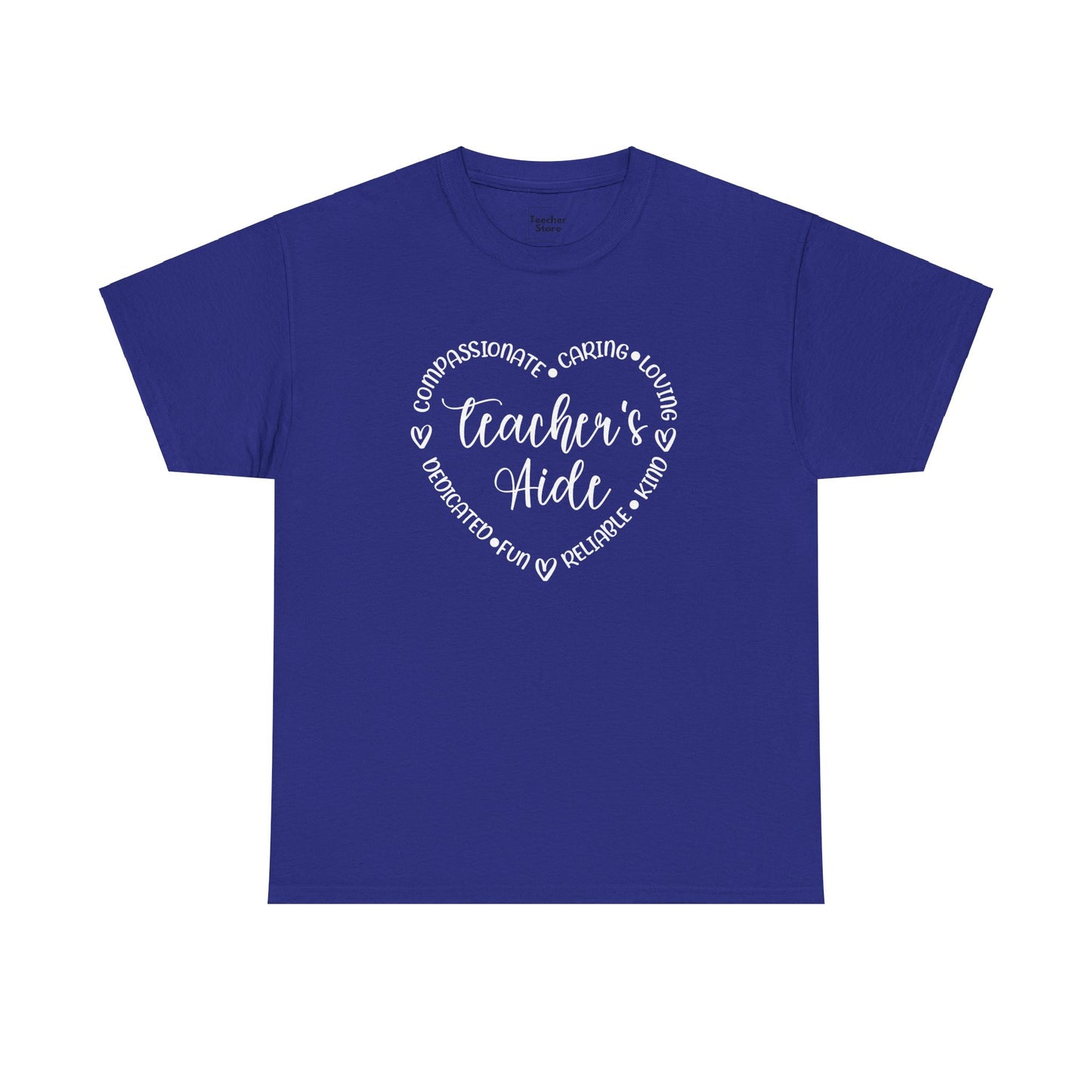 Word Heart Teacher Aide Tee-Shirt