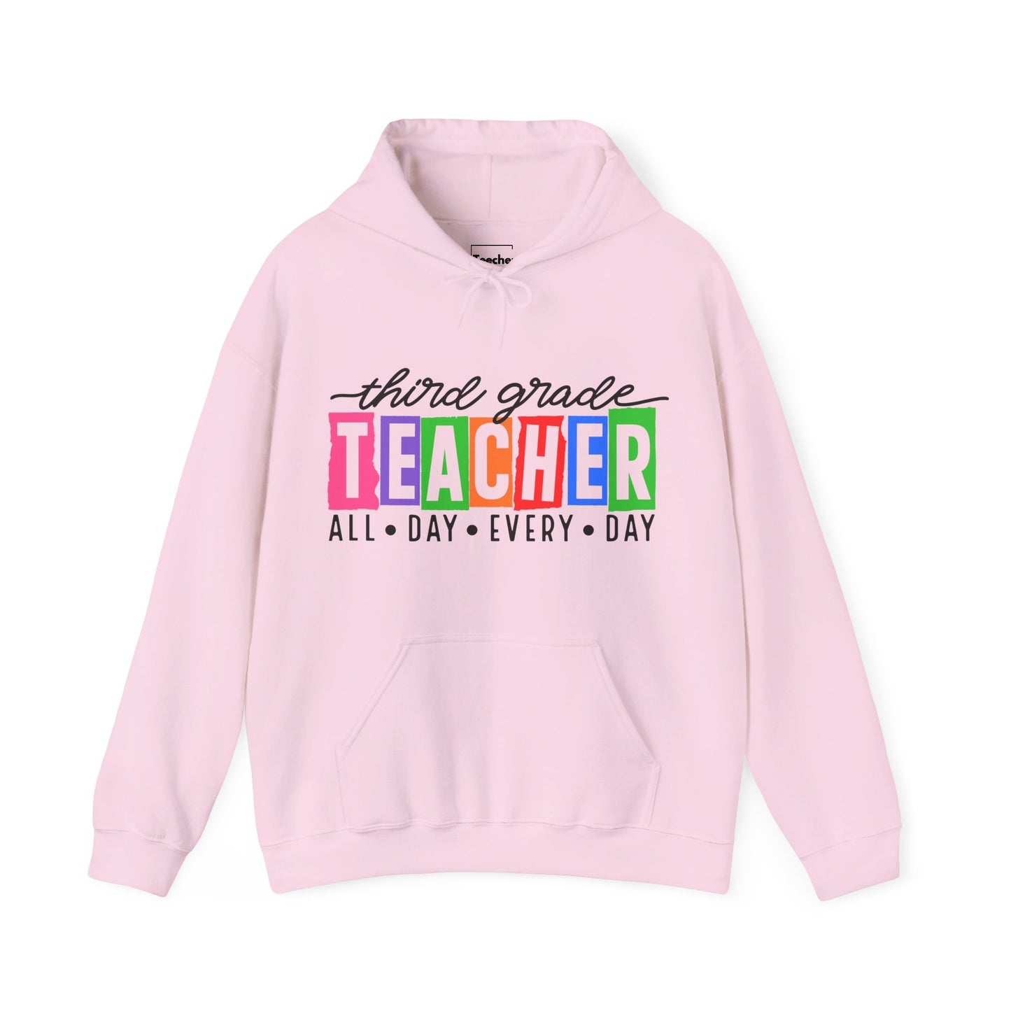 Third Grade All Day Hooded Sweatshirt