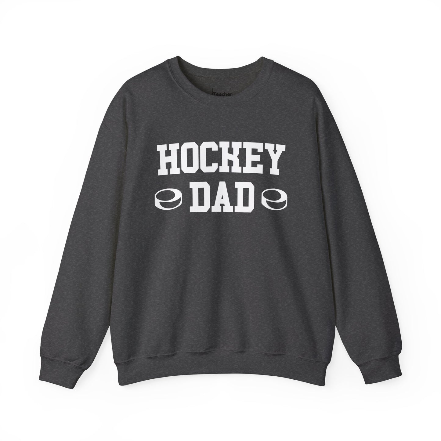 Hockey Dad Pucks Crewneck Sweatshirt