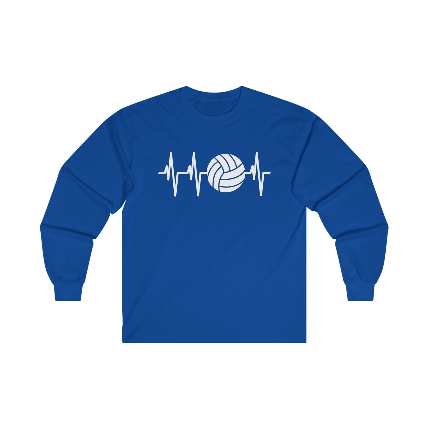 Volleyball Heartbeat Long Sleeve Shirt