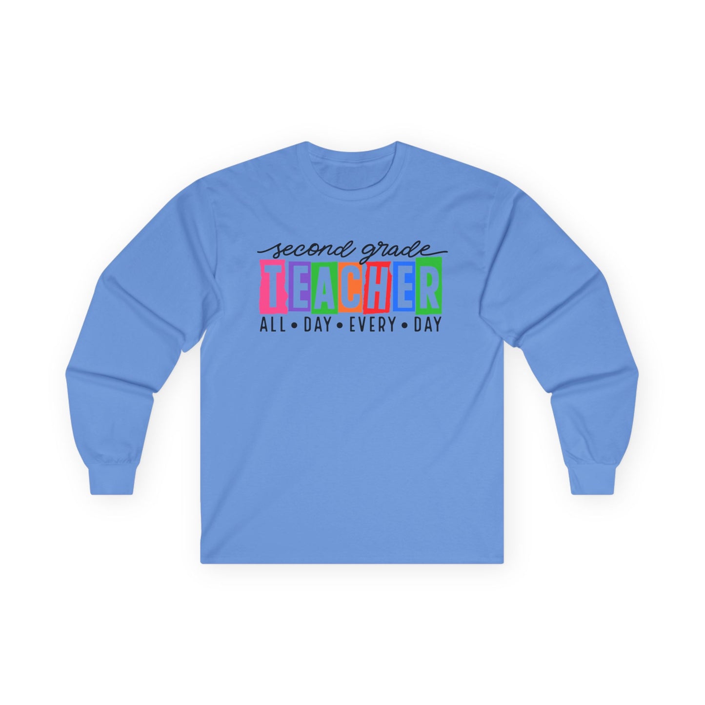 Second Grade All Day Long Sleeve Shirt