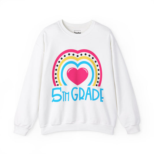 Heart 5th Grade Sweatshirt