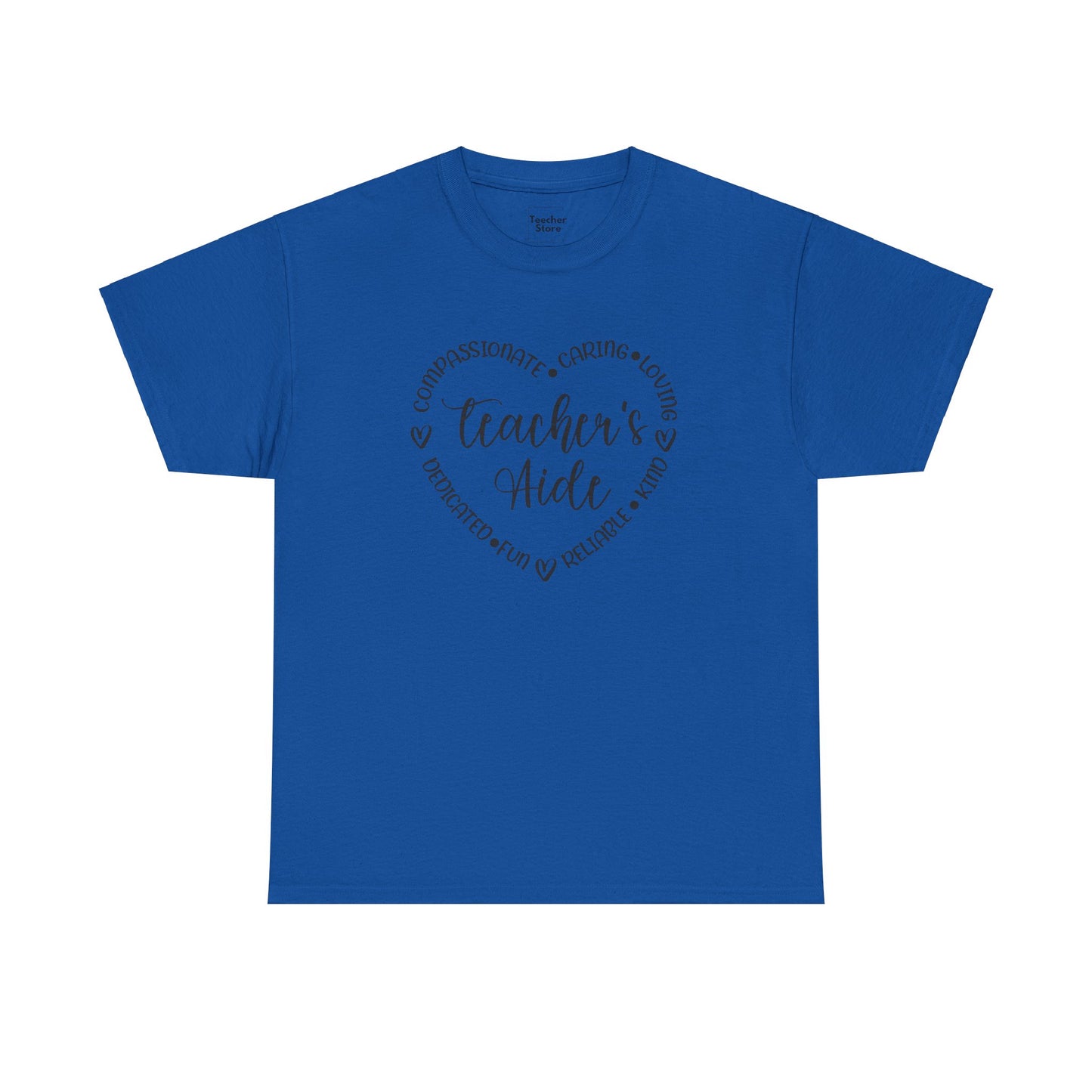 Word Heart Teacher Aide Tee-Shirt