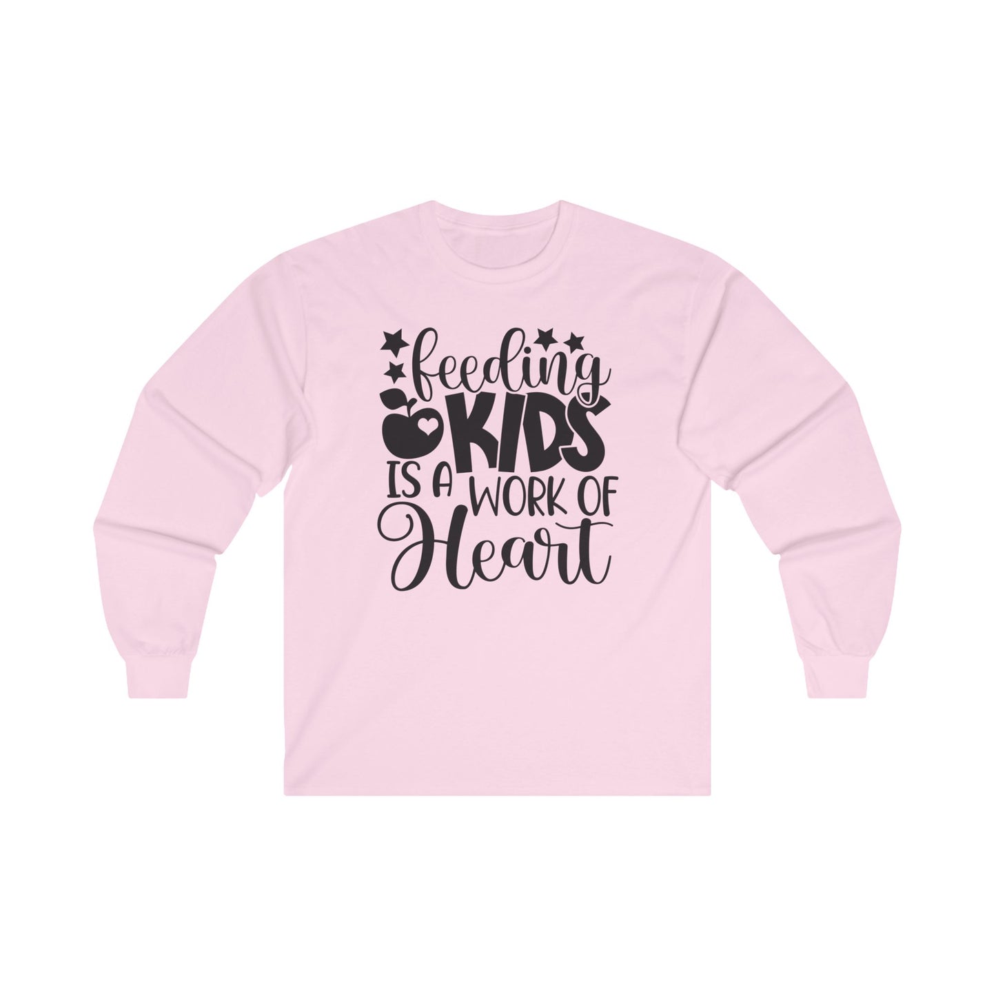 Feeding Kids Long Sleeve Shirt