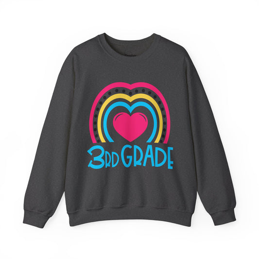 Heart 3rd Grade Sweatshirt