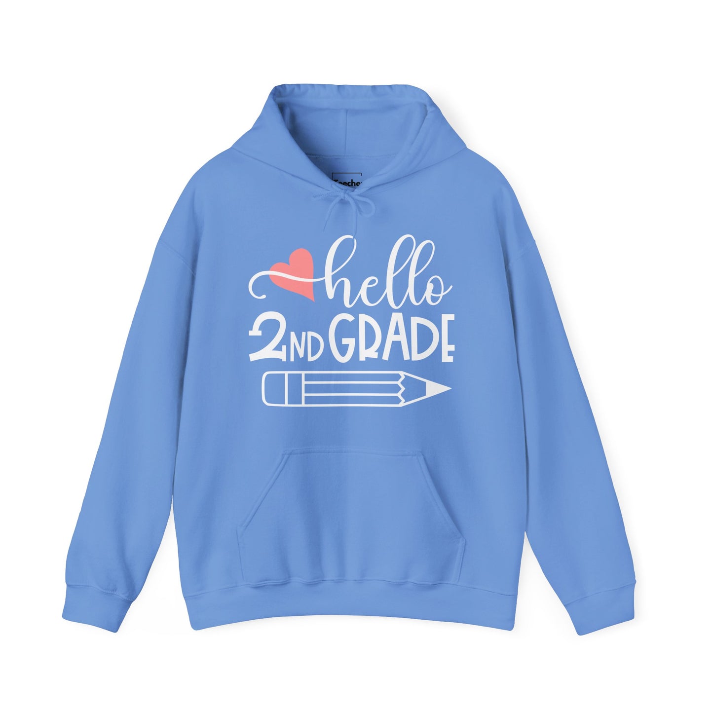 Hello 2nd Grade Hooded Sweatshirt