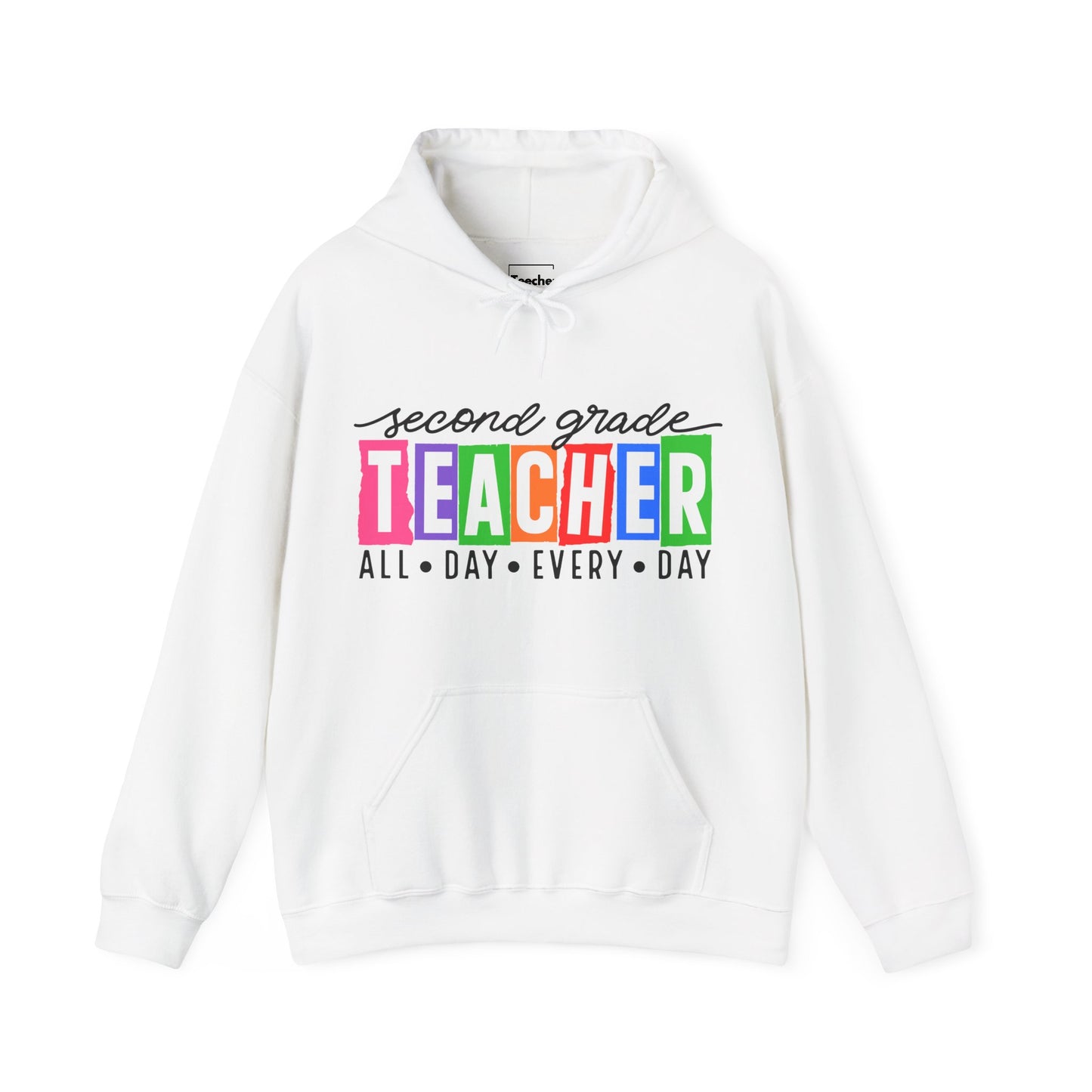 Second Grade All Day Hooded Sweatshirt