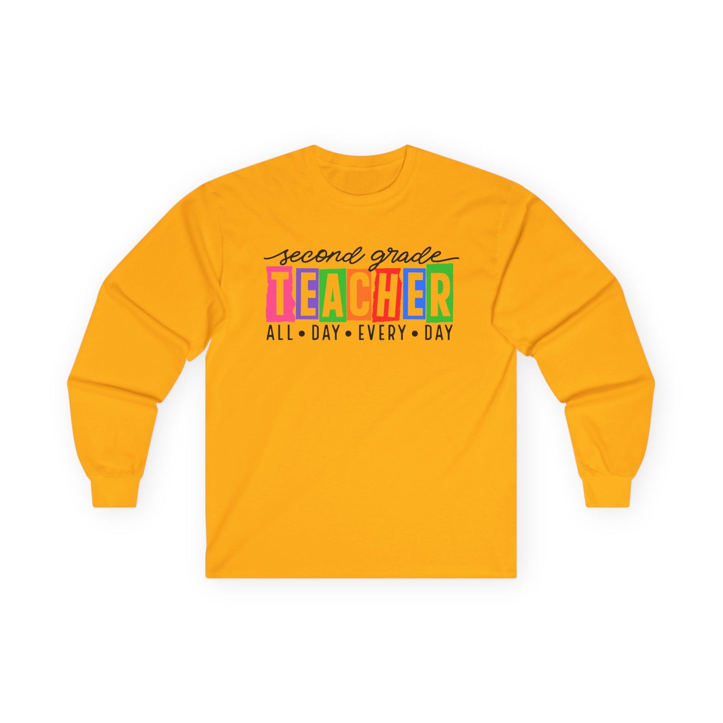 Second Grade All Day Long Sleeve Shirt