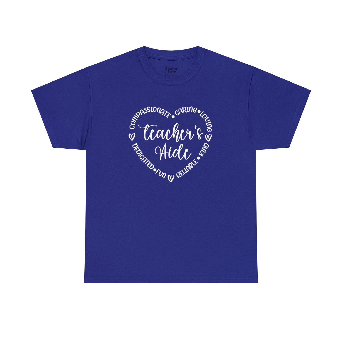 Word Heart Teacher Aide Tee-Shirt