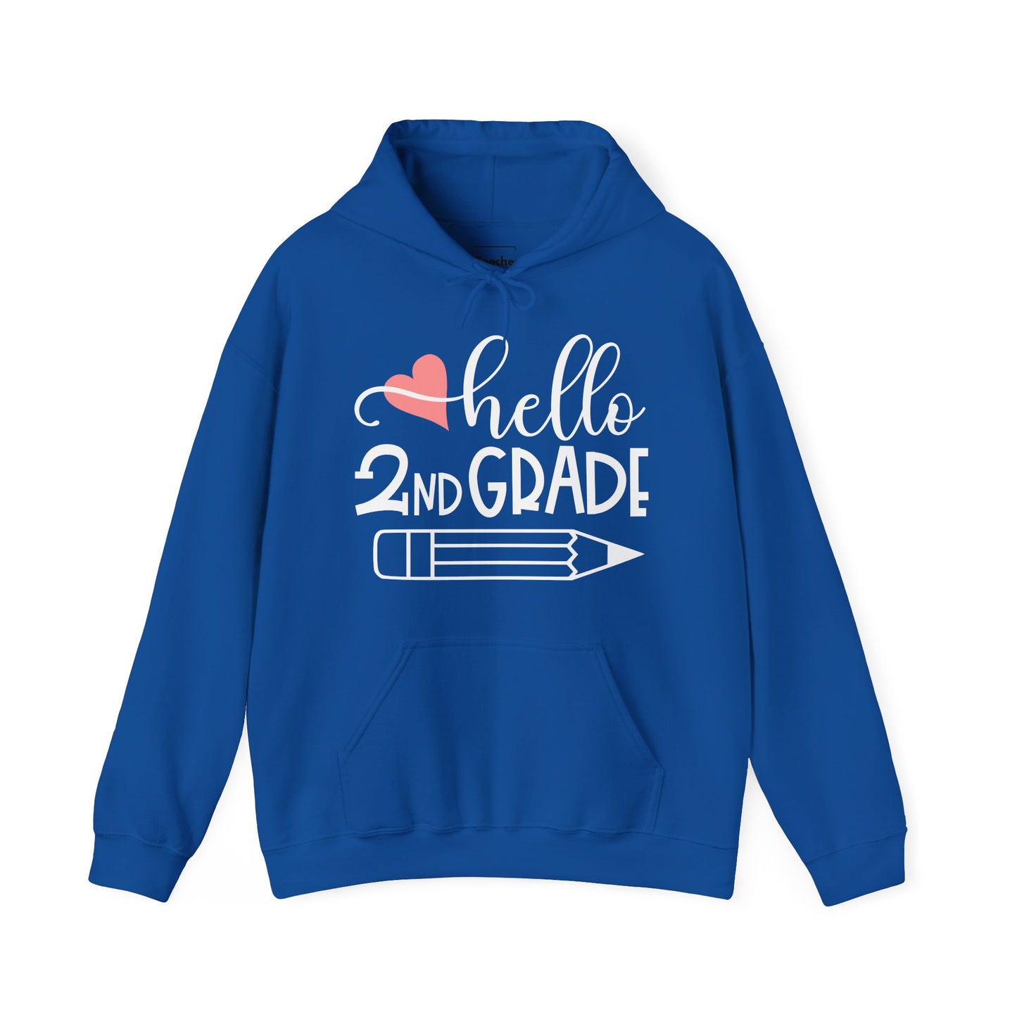 Hello 2nd Grade Hooded Sweatshirt