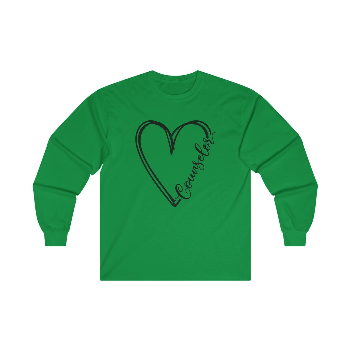 Counselor Heart Long Sleeve Shirt