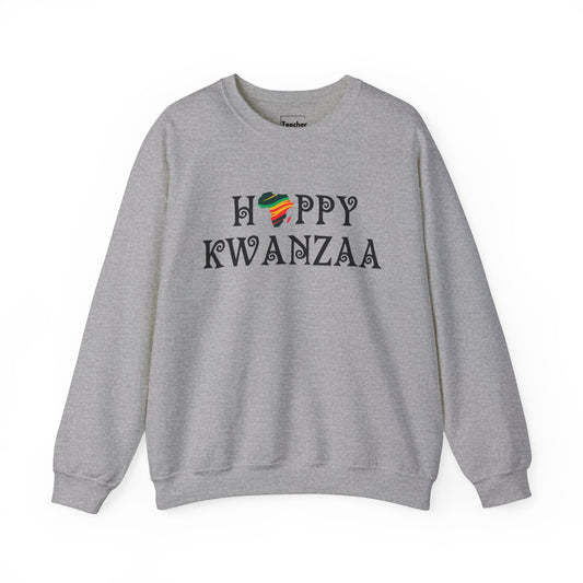 Happy Kwanzaa Africa Crewneck Sweatshirt