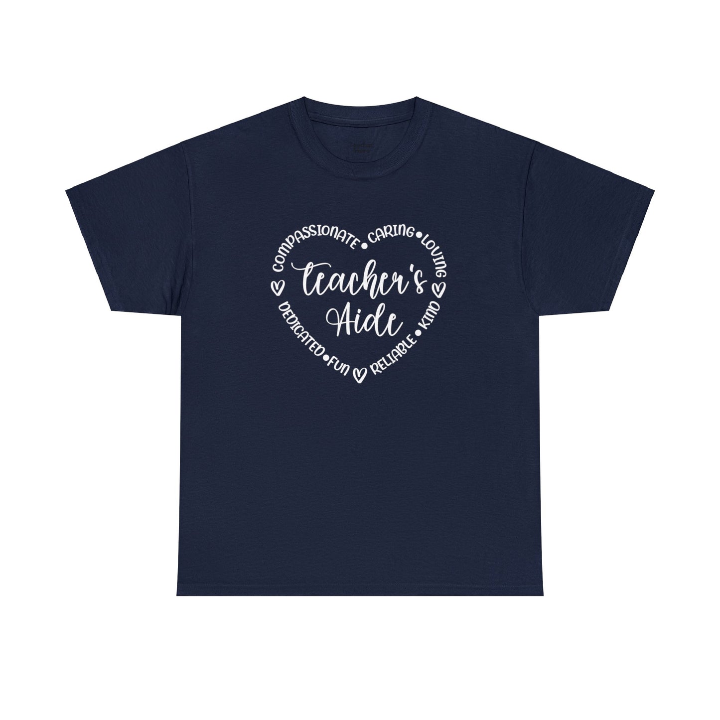 Word Heart Teacher Aide Tee-Shirt