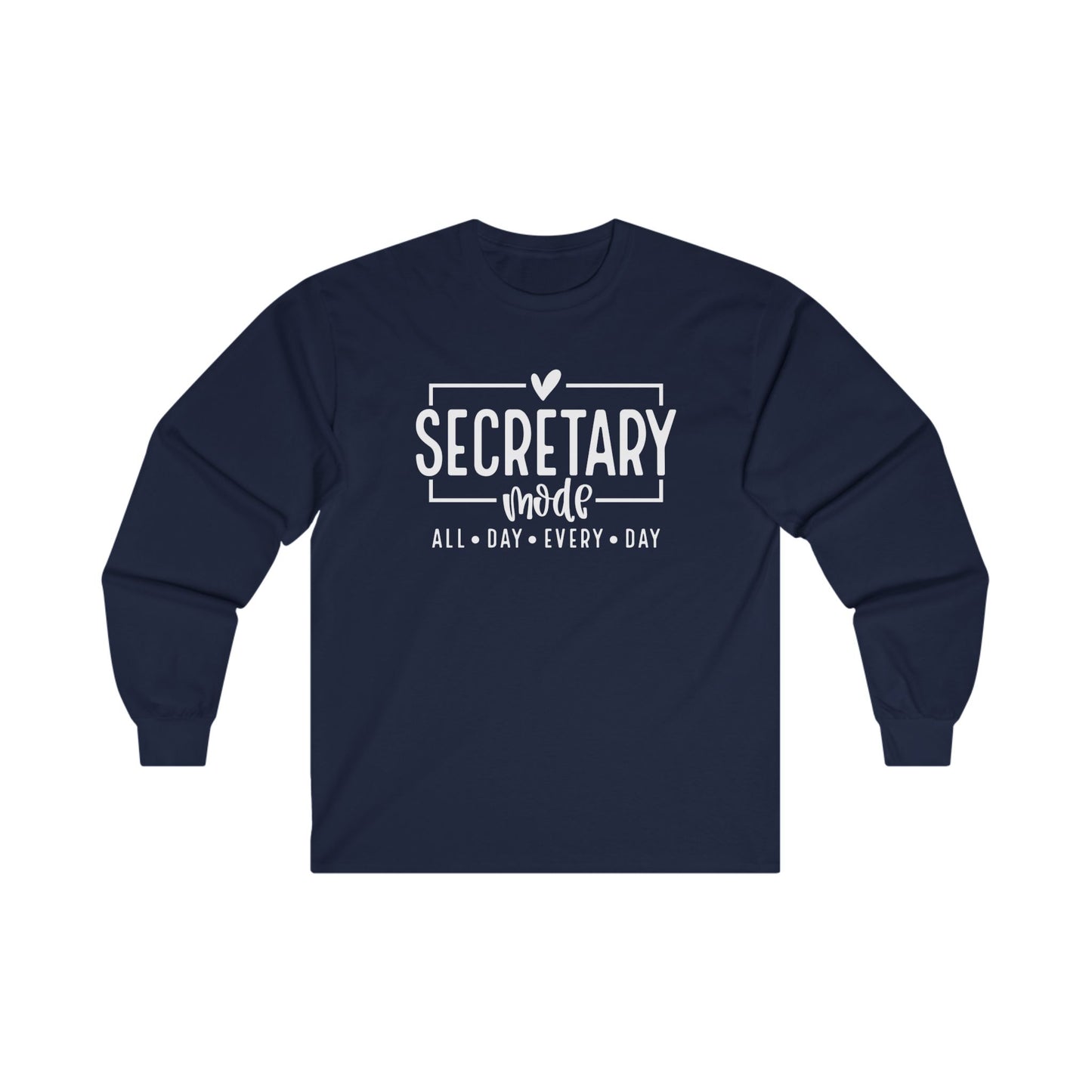 Secretary Mode Long Sleeve Shirt