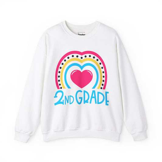 Heart 2nd Grade Sweatshirt