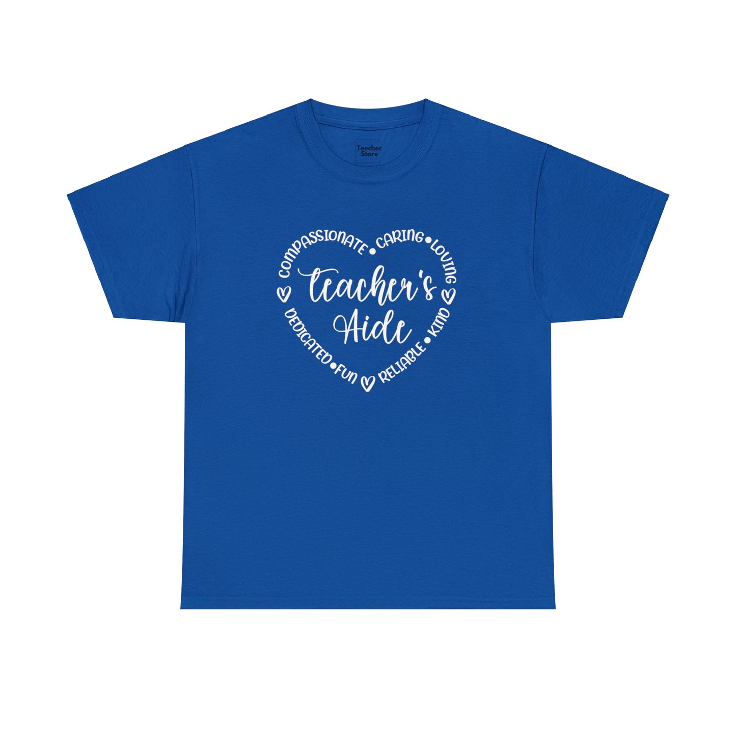 Word Heart Teacher Aide Tee-Shirt