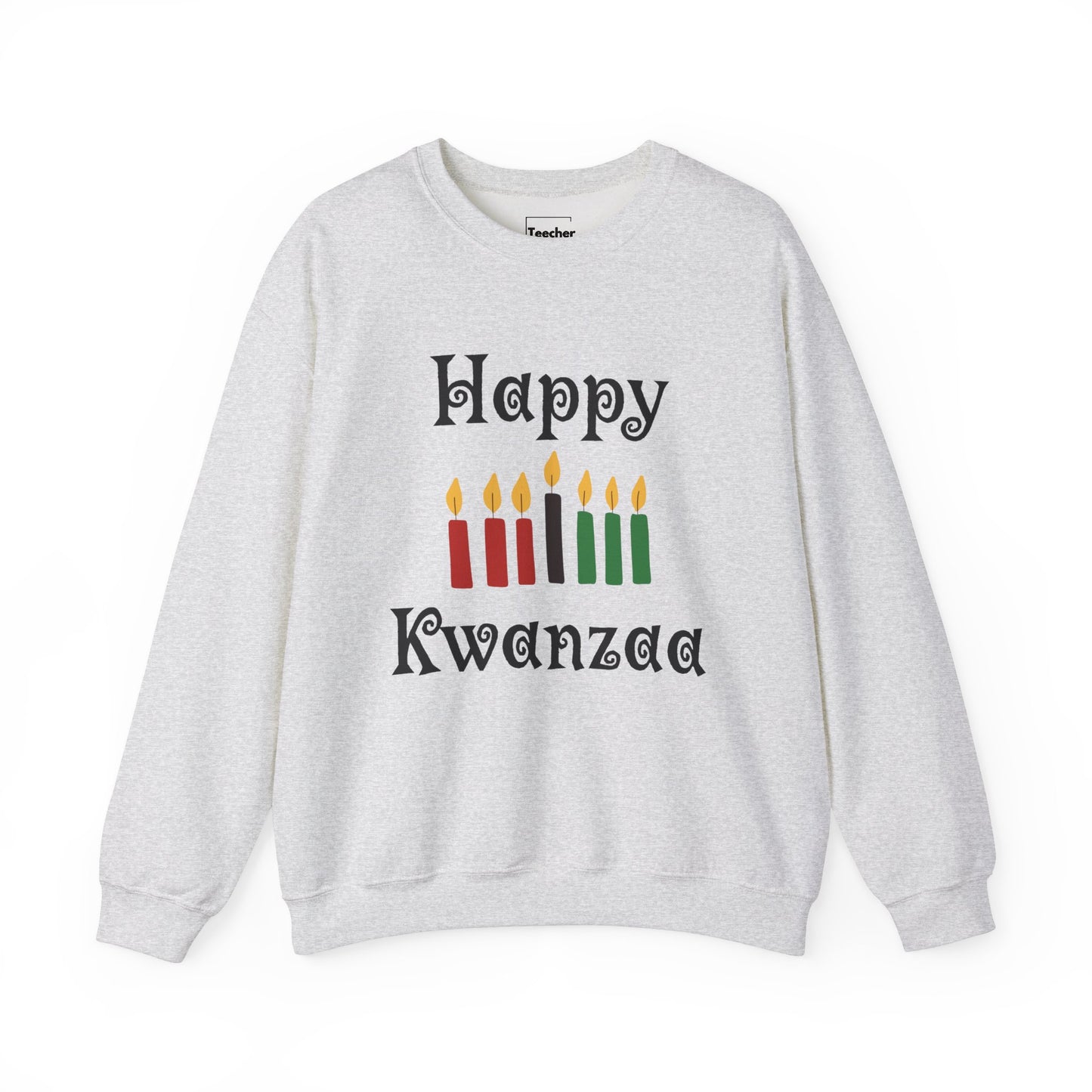 Happy Kwanzaa Candles Crewneck Sweatshirt