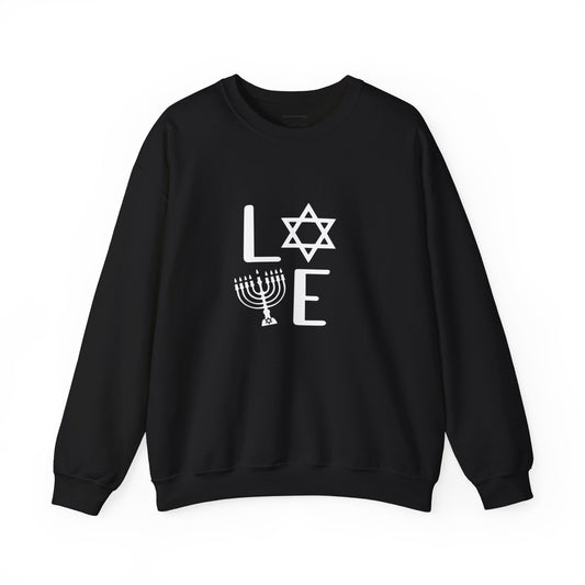 Love Hannukah Crewneck Sweatshirt