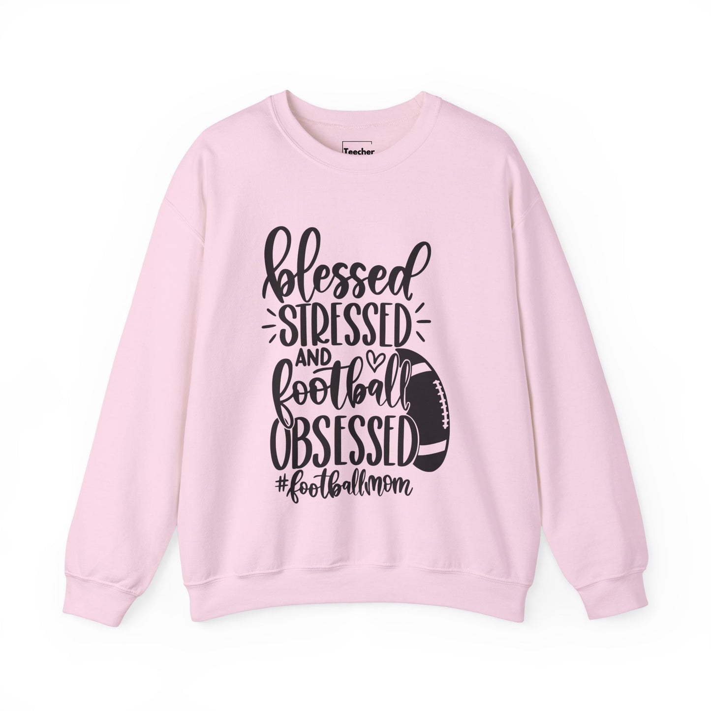 Blessed Stressed Football Sweatshirt