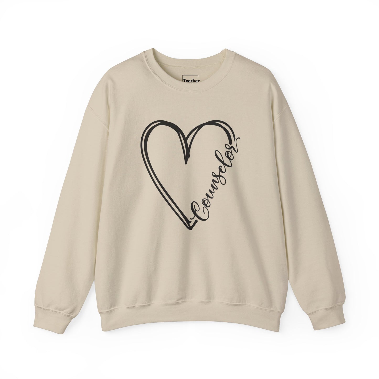 Counselor Heart Crewneck Sweatshirt